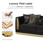 Aestra LXY Sofa Set Black (11)