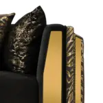 Aestra LXY Sofa Set Black (2)