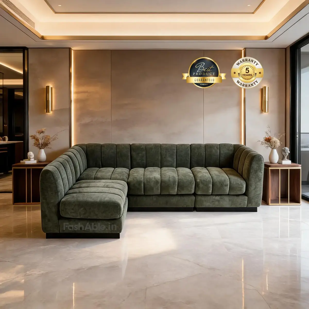 Blaze Corner Sofa Set Bg Grn (1)