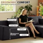 Calista LHS Sofa Black (4)