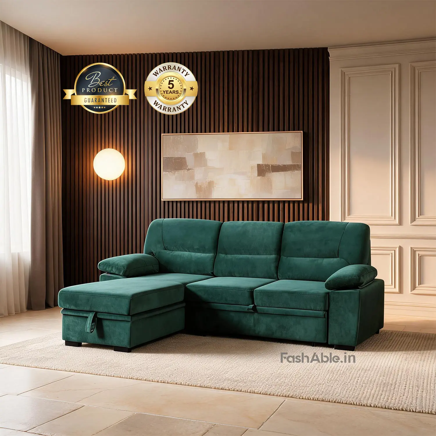 Divine RHS Sofa Green Divine RHS Sofa Green