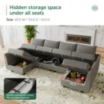 FamComfo Corner Sofa Lgrey (4)