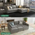 FamComfo Corner Sofa Lgrey (5)