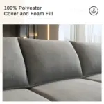FamComfo Corner Sofa Lgrey (9)