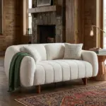 Ferrico 2 Seater White Sofa LXY (3)
