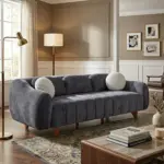 Ferrico 3 Seater Sofa Grey (2)