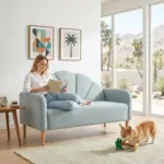 FurnixRest Sofa Light Grn (13)