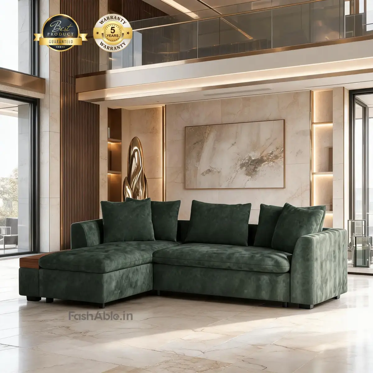 Galaxion RHS Sofa Grn (1)