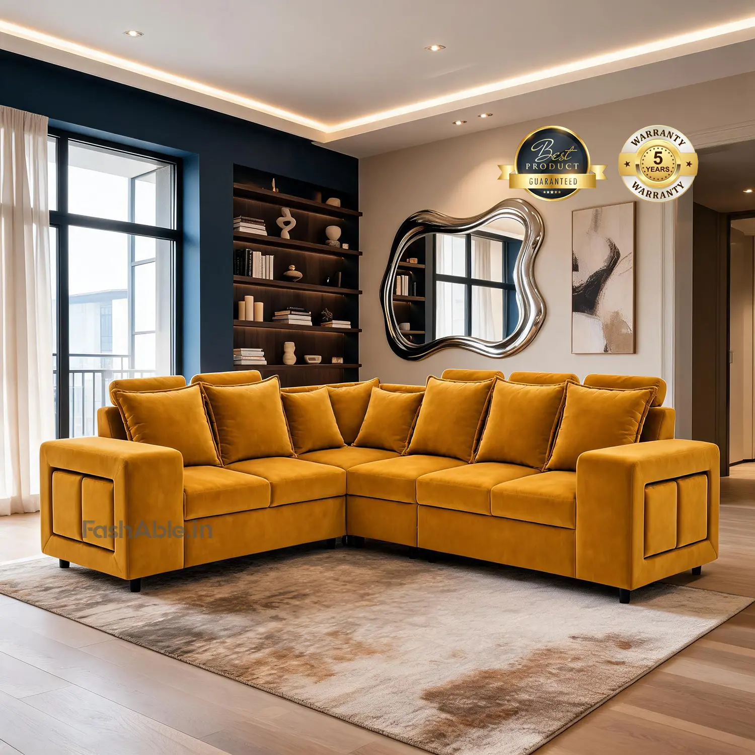 Gladiator Corner Sofa TRMYLW main Gladiator Corner Sofa TRMYLW main