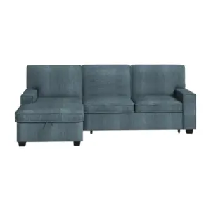 Hearthly RHS Chaise L Shape Couch Sofa 89"