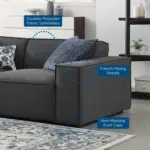 Homenza Corner Sofa Grey (10)