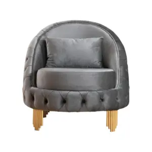 HomzyFurn 1 Seater Sofa Luxury Couch