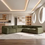 Invictus Corner Sofa Dgreen (1)