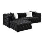 Kingston RHS Sofa Black (4)