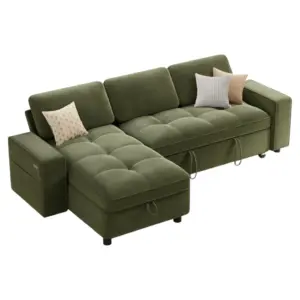 Layeron RHS L Shape Sofa Cum Bed 81"
