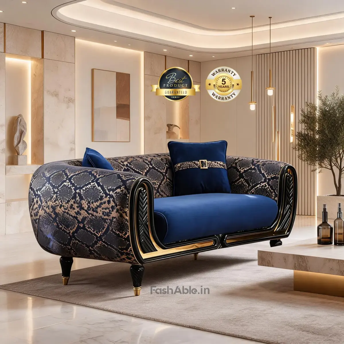 Lounix Sofa Blu (1)