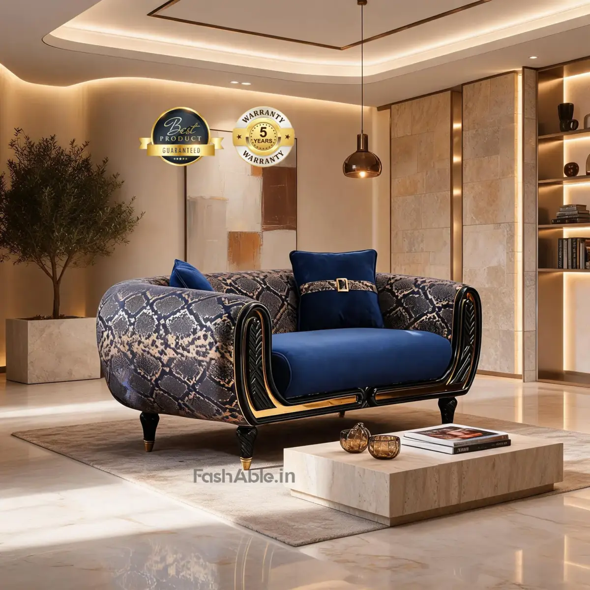 Lounix Sofa Blu Main