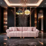 Luxento 2 SEATER Sofa Pink