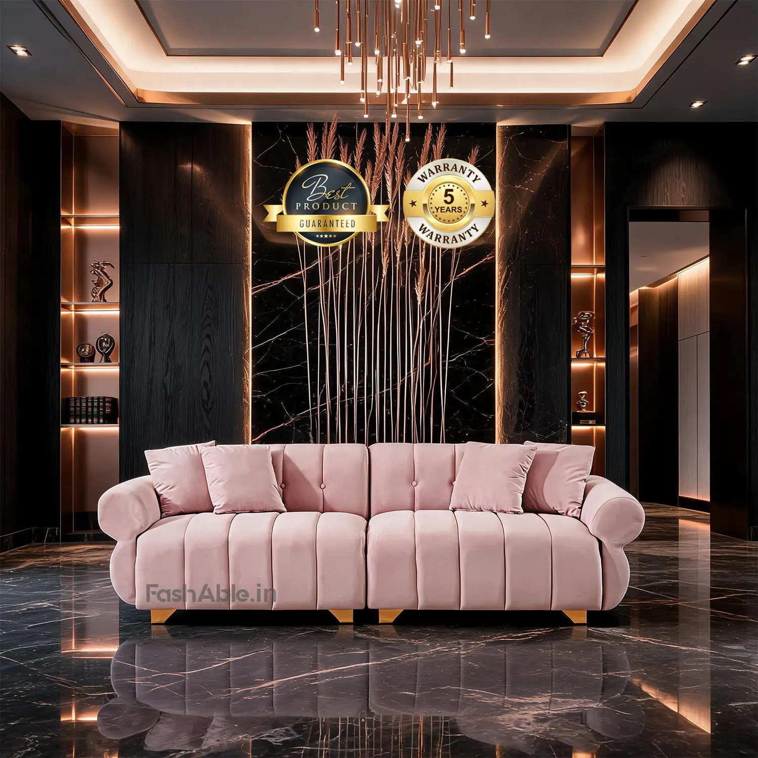 Luxento 2 SEATER Sofa Pink Luxento 2 SEATER Sofa Pink