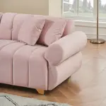 Luxento 3 Seater Sofa Pink (10)