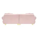 Luxento 3 Seater Sofa Pink (5)