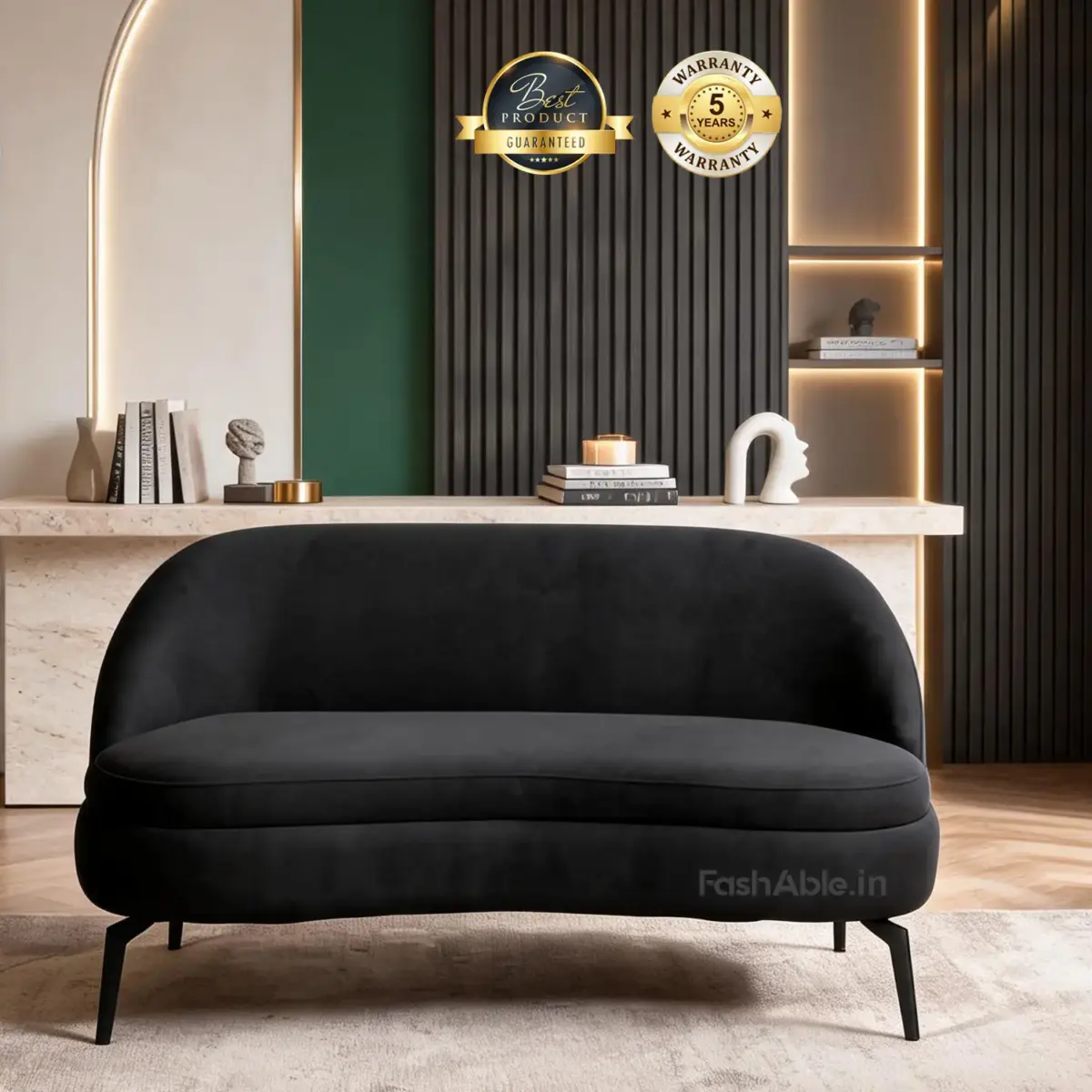 Modenzafurn Sofa Blk (1)