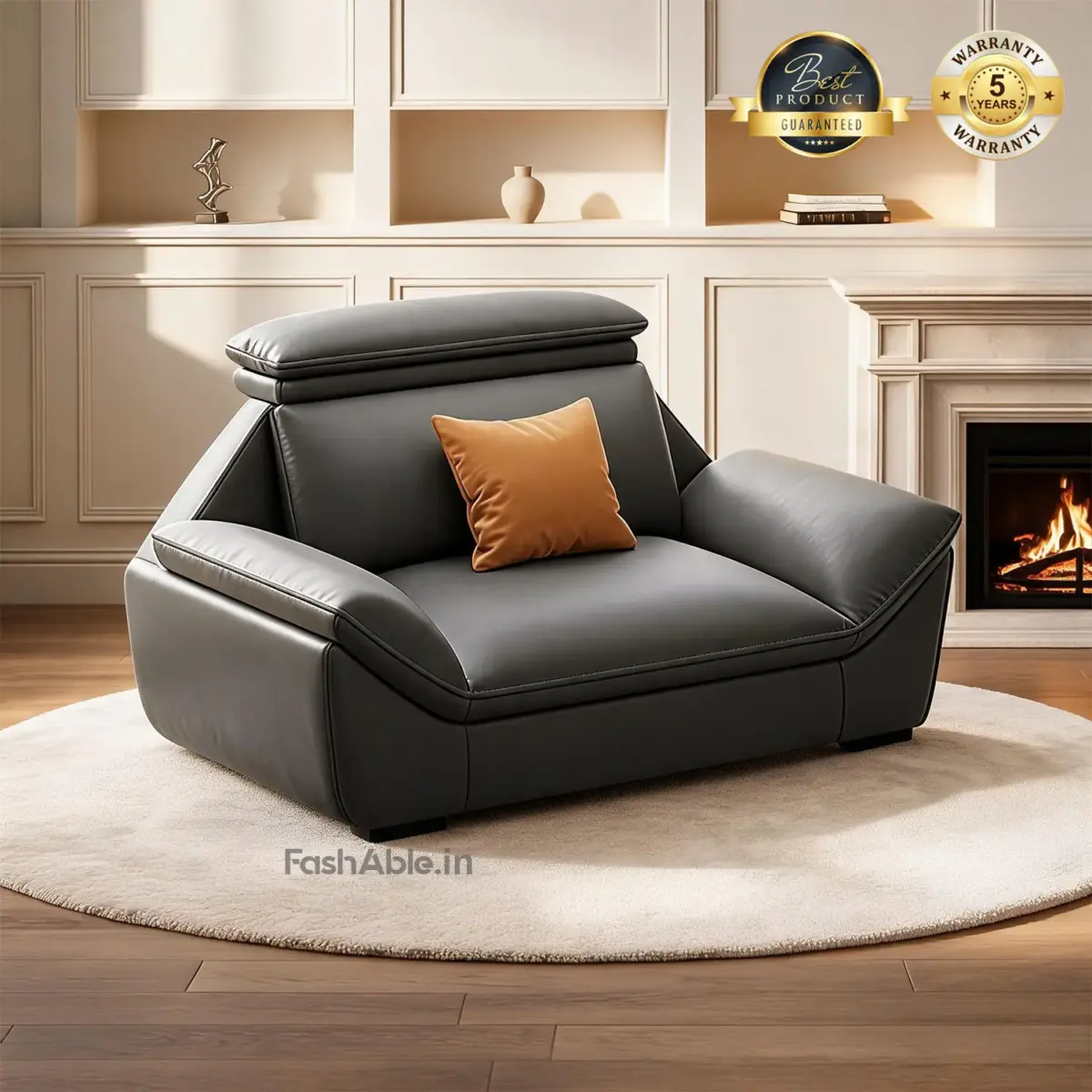 Pyramedo LXY Sofa Single Seater Grey (2)