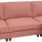 Rhythm L Shape Chaises Sofa DRose (3)