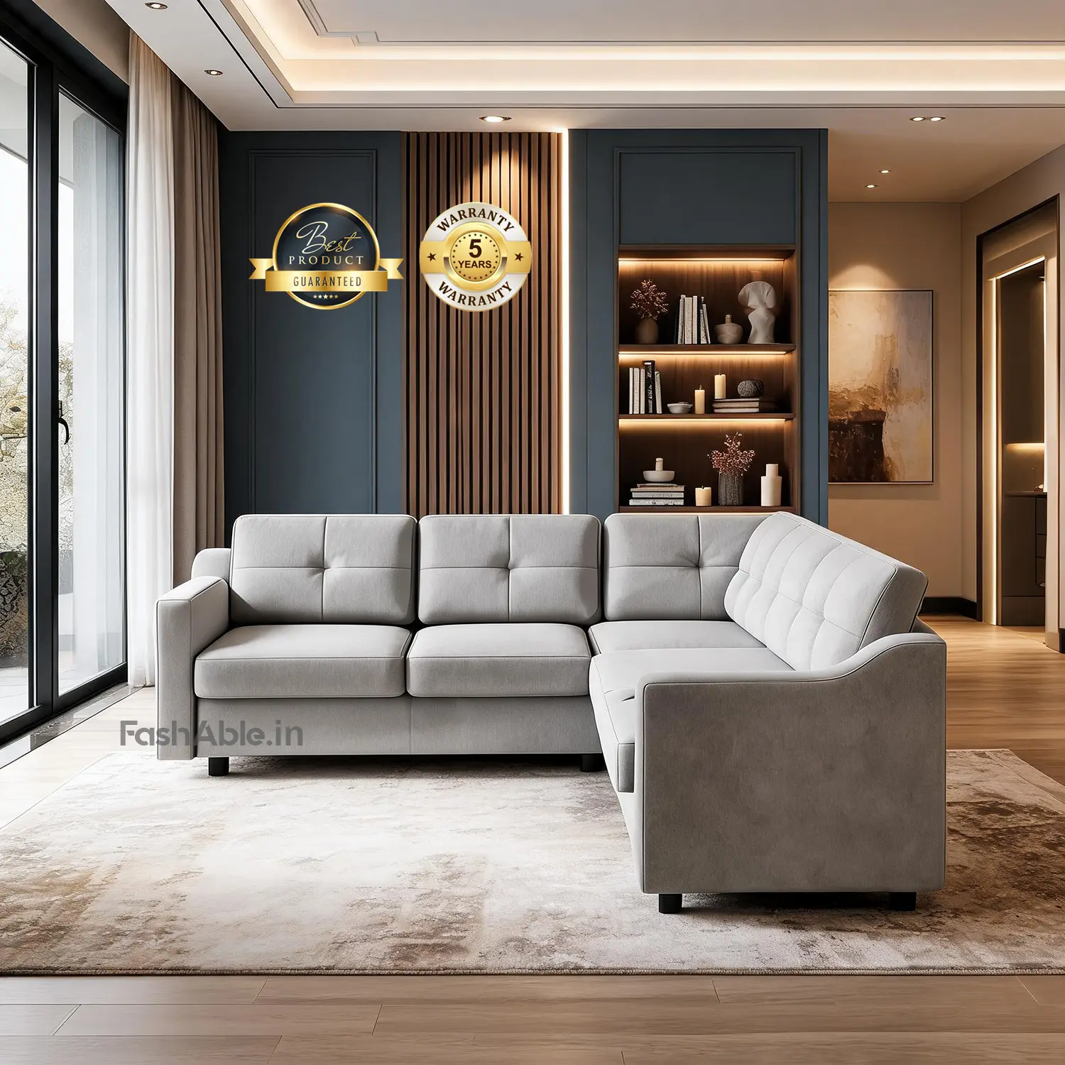 RodeoLuxe Corner Sofa LRGRY (1) RodeoLuxe Corner Sofa LRGRY (1)