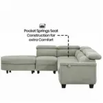Sitaare RHS Sofa Green (4)