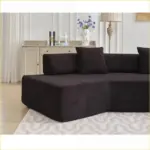 SlateNest Corner Sofa Black (10)