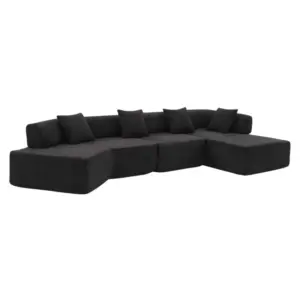 SlateNest Corner Sofa For Living Room 104"
