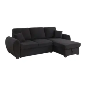 Soflister LHS Chaise L Shape Sofa With Bed 94"