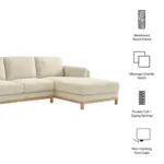 Spartan LHS Sofa Beige (6)