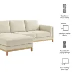 Spartan RHS Sofa Beige (4)
