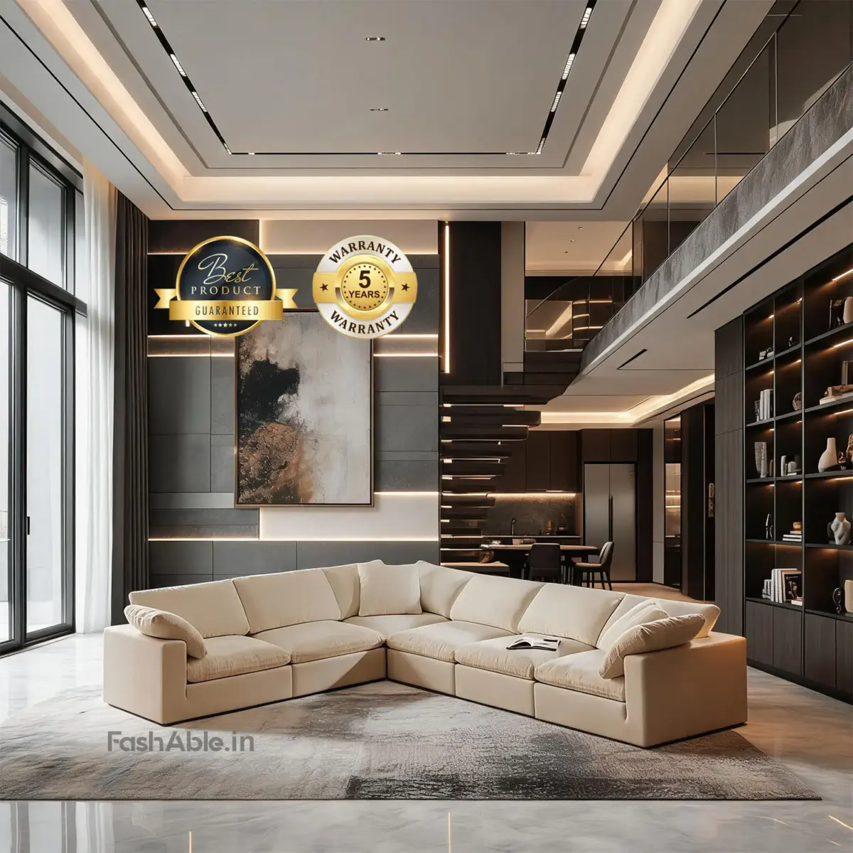 Stackline Luxury Corner Sofa (8)