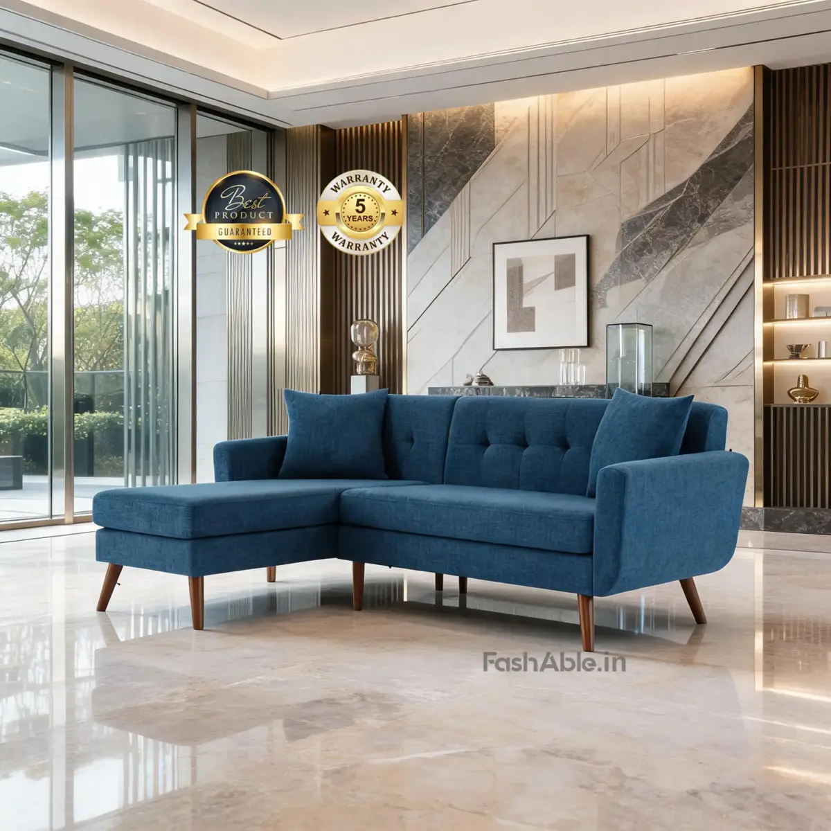 Starforge RHS Chaise Sofa Blu (1)
