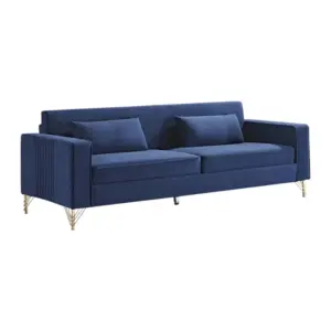 Velluto Luxury Couch Sofa 3 Seater 85"