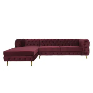 Vibranium RHS L-Shaped Living Room Sofa 