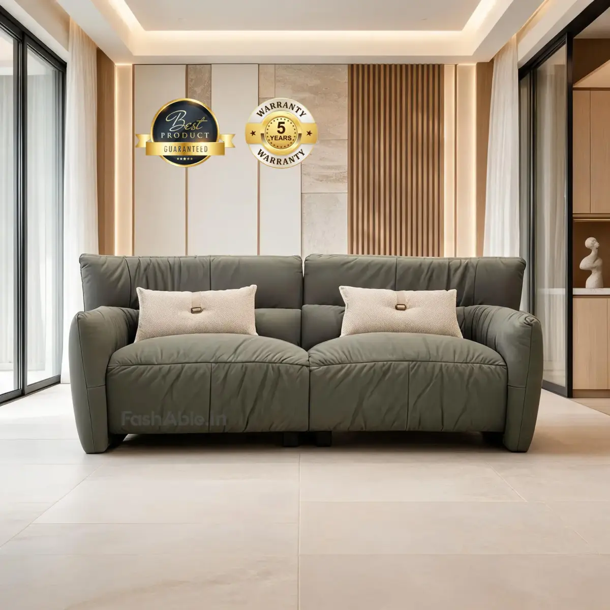 CushPop Sofa 3S OliveGrn (1)