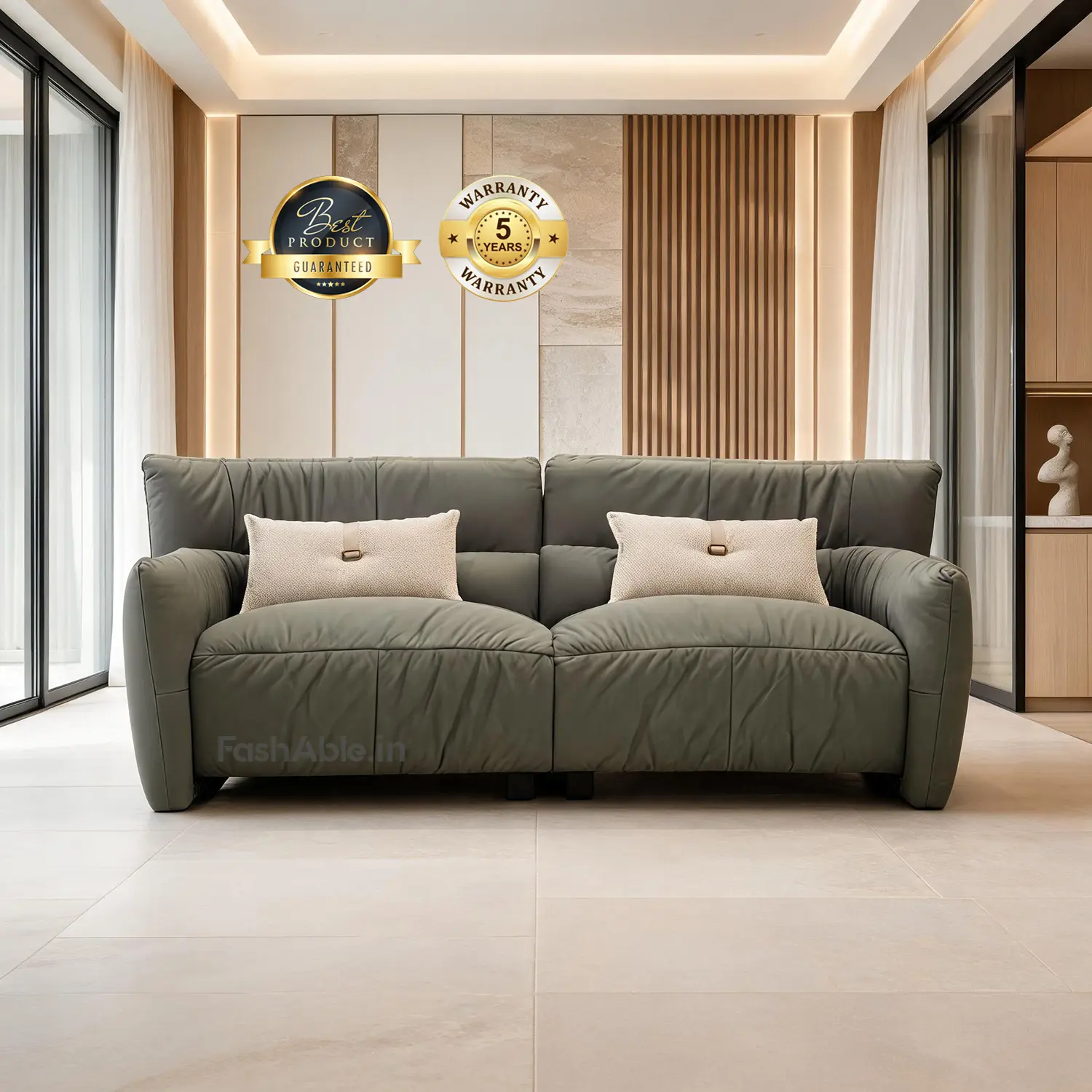 CushPop Sofa 3S OliveGrn (1) CushPop Sofa 3S OliveGrn (1)