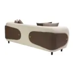 FlowNest LXY Sofa Beige With Brown (7)