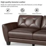 Flowiq Sofa Dark Brown (10)