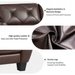 Flowiq Sofa Dark Brown (5)