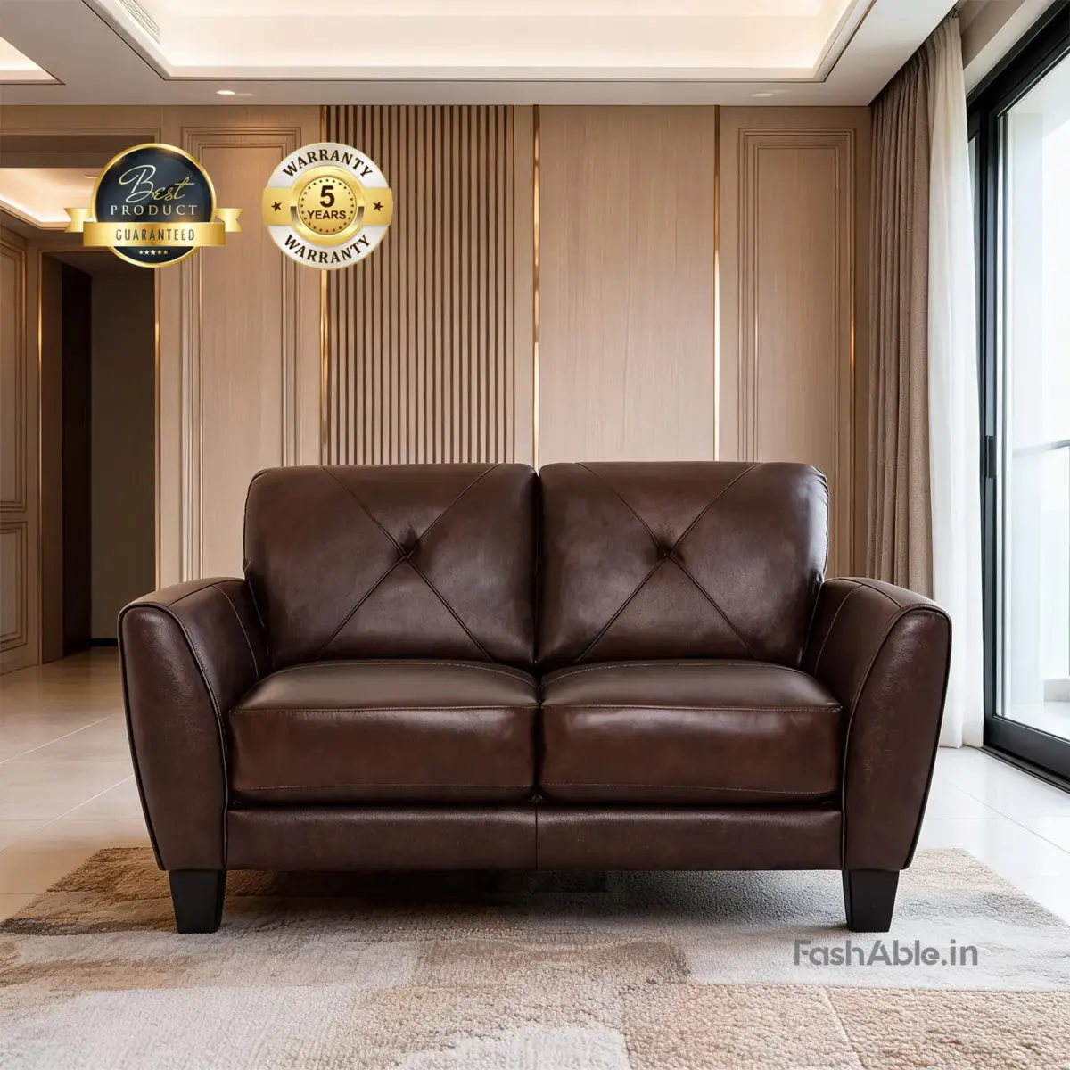 Flowiq Sofa Dbrwn 2S