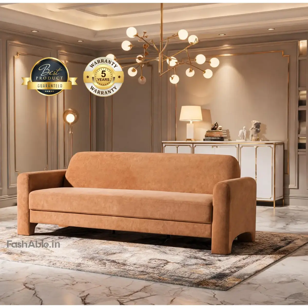 ForMasto LXY Sofa 3 Seater Orange