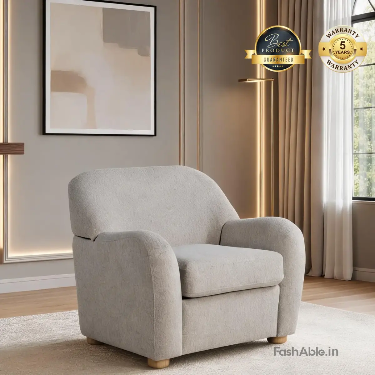 Nexo Sofa LGrey 1 Seater