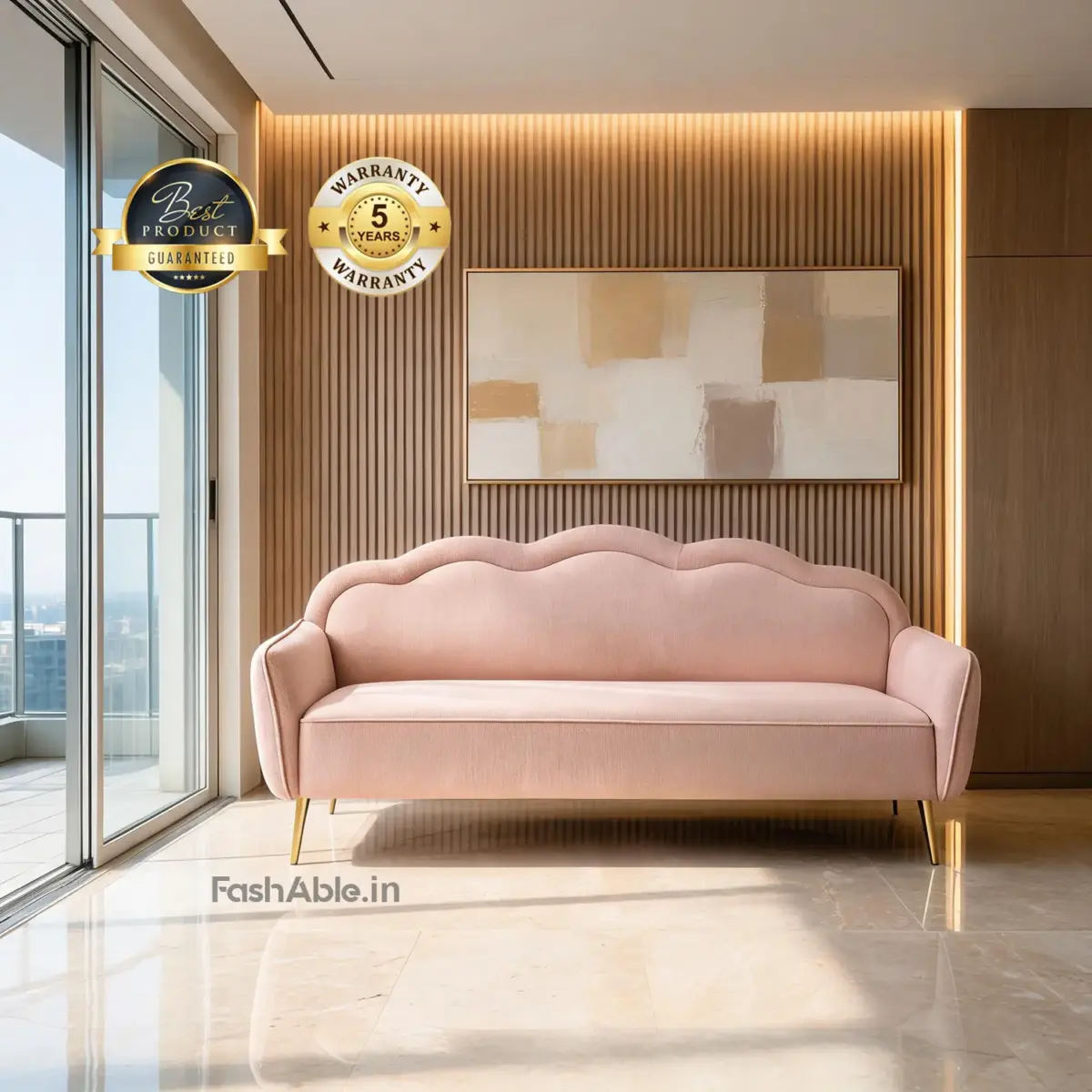 NuvolaLux LXY Sofa Pink 2 Seater