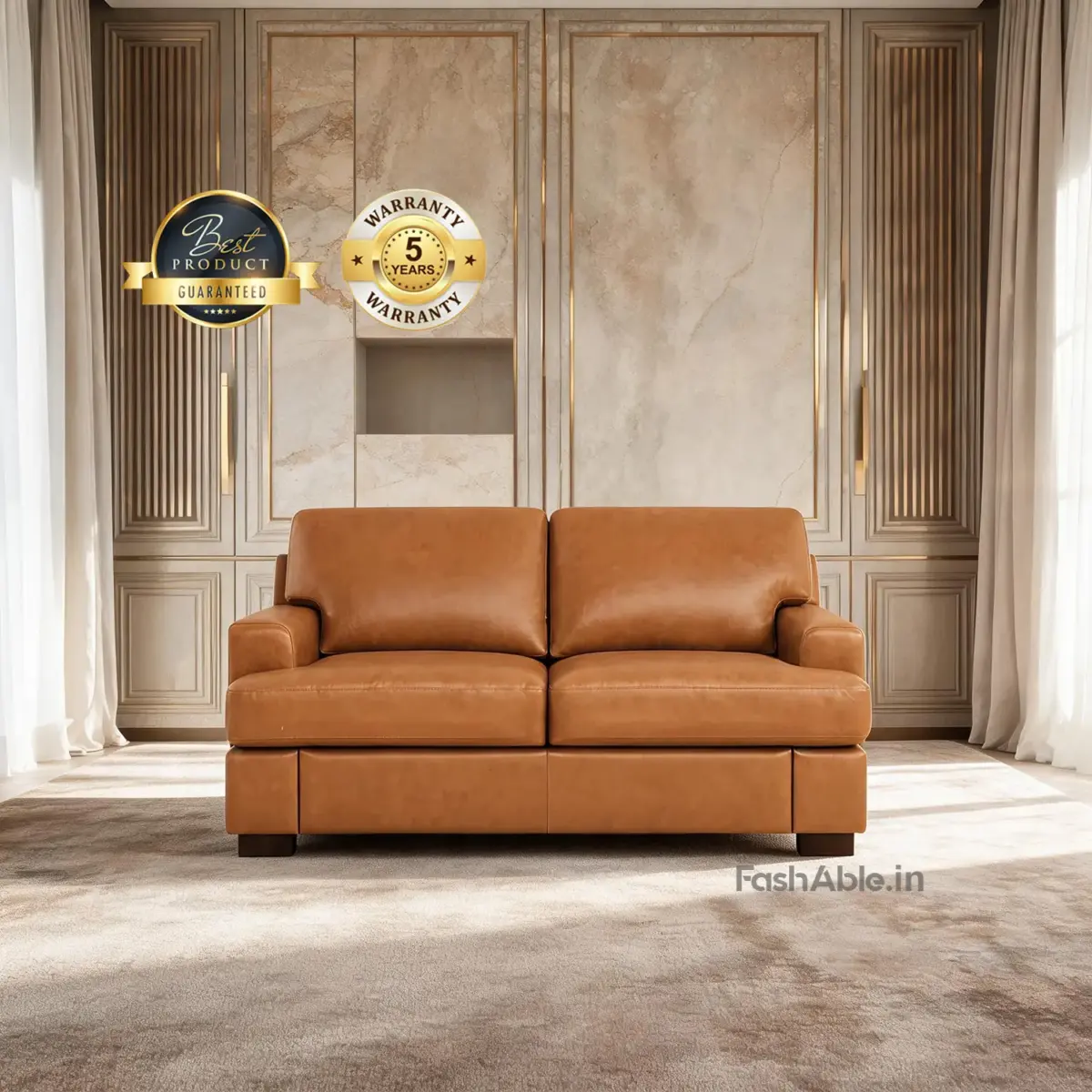 Nuvora LXY Sofa Brown (8)