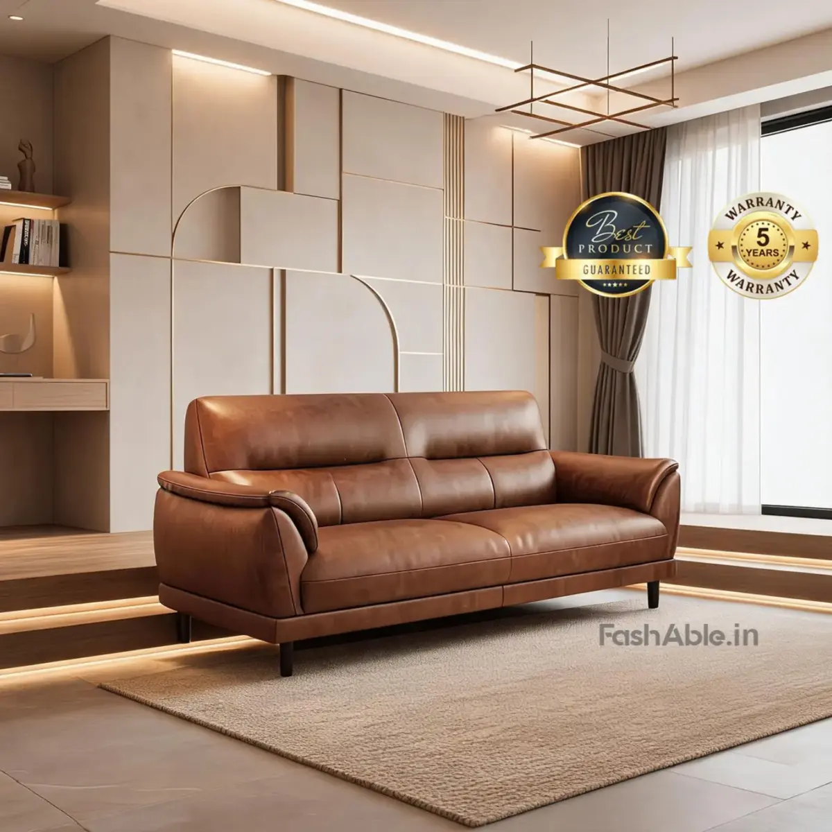 Royalis LXY Sofa Brown 2 Seater